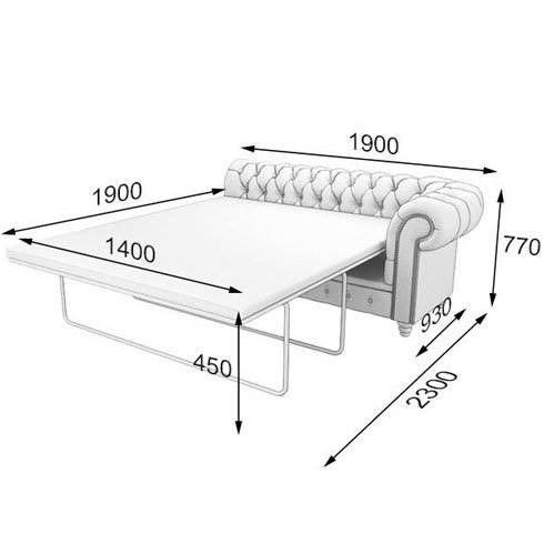 Диван раскладной 2200